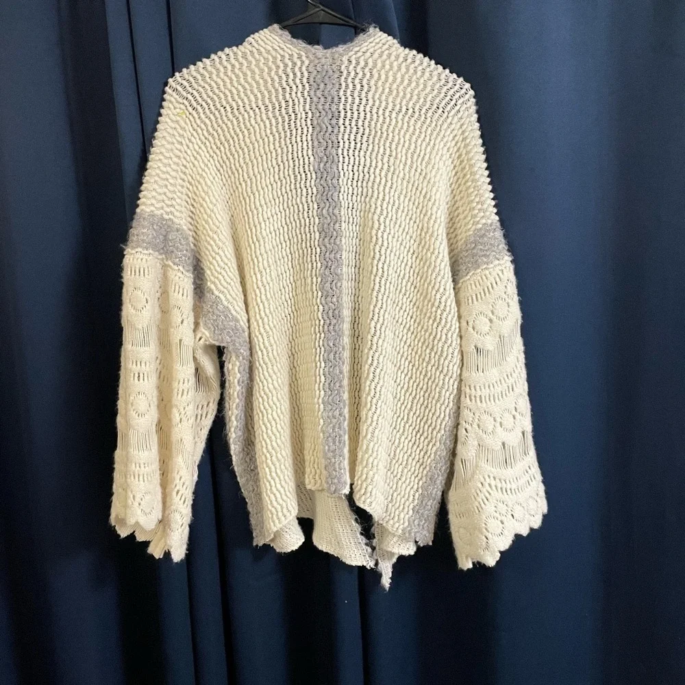 Anthropologie open knit cardigan crochet  cardigan